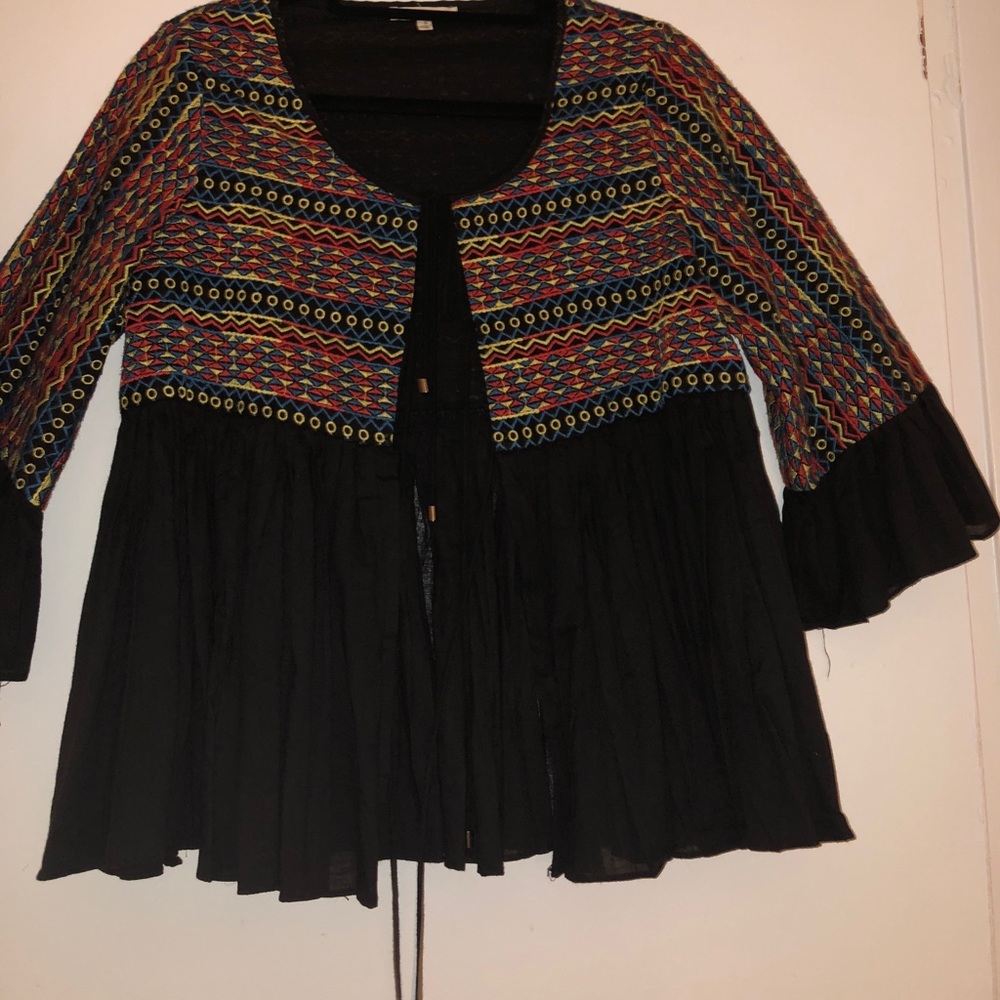 Cute detailed embroidered jacket